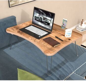 Opvouwbare Laptop Tafel Werken Ontbijt Tafel Atlantik Grenen Mdf 60*45*23Cm Multifunctionele Laptop Voor salontafel, computer Bureau