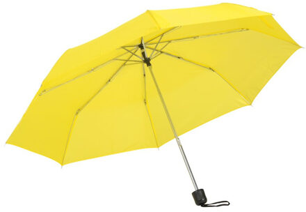 Opvouwbare mini paraplu geel 96 cm