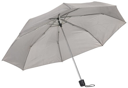 Opvouwbare mini paraplu grijs 96 cm