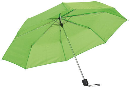 Opvouwbare mini paraplu - groen - 96 cm - Voordelige kleine paraplu - Regenbescherming