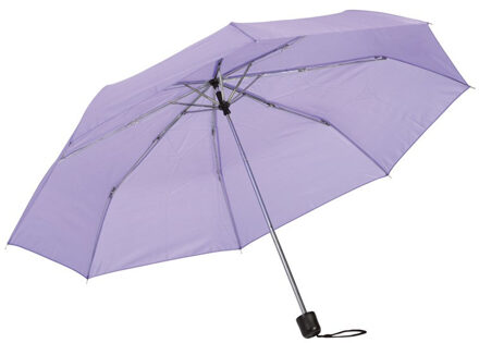 Opvouwbare mini paraplu - lila paars - 96 cm - Voordelige kleine paraplu - Regenbescherming