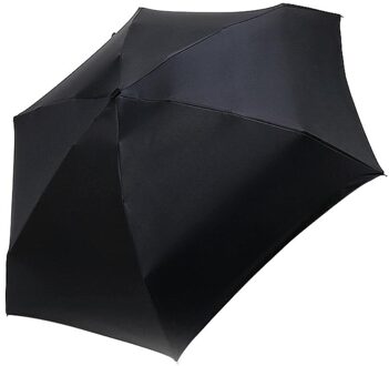 Opvouwbare Mini Pocket Paraplu Uv Paraplu Vrouwen Mannen Winddicht Reizen Anti Outdoor Voor Veiligheid Regent Accessoires zwart