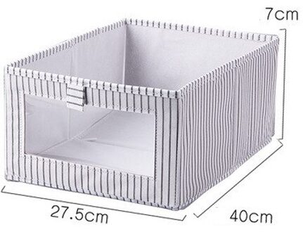 Opvouwbare Ondergoed Opbergdoos Huishoudelijke Non Geweven Kleding Opbergdoos Ruimtebesparend Garderobe Lade Afwerking Container
