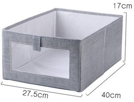 Opvouwbare Ondergoed Opbergdoos Huishoudelijke Non Geweven Kleding Opbergdoos Ruimtebesparend Garderobe Lade Afwerking Container