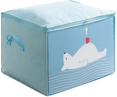 Opvouwbare Opbergtas Kleding Deken Quilt Closet Trui Organizer Box Draagbare Pouch Opbergtas Voor Kleding Deken Doos #30