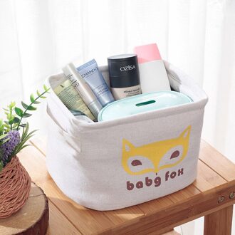 Opvouwbare Opslag Mand Canvas Stof Waterdicht Desktop Organisator Voor Cosmetische Opbergmanden Met Diversen Organizer