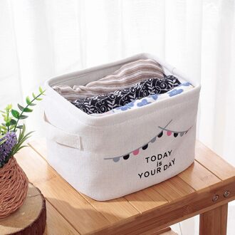 Opvouwbare Opslag Mand Canvas Stof Waterdicht Desktop Organisator Voor Cosmetische Opbergmanden Met Diversen Organizer