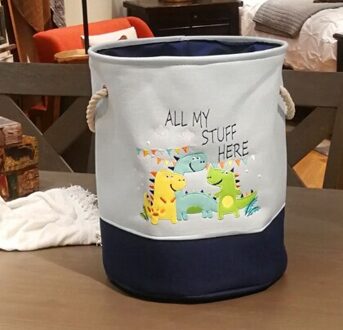 Opvouwbare Opslag Mand Cartoon Speelgoed Canvas Opslag Mand Vuile Kleren Wasserij Container Vat Thuis Organizer