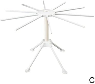 Opvouwbare Pasta Droogrek Spaghetti Droger Stand Noedels Keuken Drogen Pasta Houder Koken Gereedschap Opknoping Accessoires Rack Q7Q2 wit