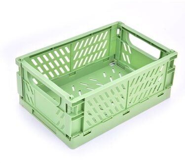 Opvouwbare Plastic Opbergdoos Mand Desktop Organizer Journal Tape Diversen Opbergdoos Voor Briefpapier School GN