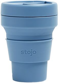 Opvouwbare Pocketbeker 355ml - Staalblauw
