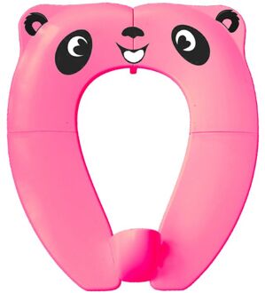 Opvouwbare Potje Seat Voor Peuter Travel Antislip Herbruikbare Toilet Training Seat U50F roze