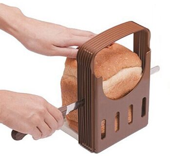 Opvouwbare Praktische Brood Cutter Loaf Toast Slicer Snijden Snijden Gids Bakken Accessoires