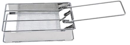 Opvouwbare Rvs Broodrooster Plaat Draagbare Outdoor Camping Brood Broodrooster Grill Opvouwbare Bbq Grill Broodrooster Rack Kachel