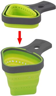 Opvouwbare Siliconen Vergiet Theepot Keuken Zeef Spaghetti Netto Fornuis Mand Vergiet Pasta Gereedschap Keuken Bakken Tools