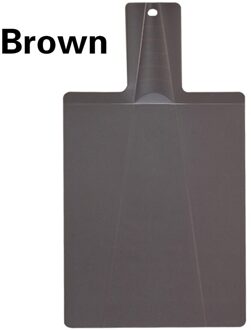 Opvouwbare Snijplank Multifunctionele Huishouden Snijplank Water Filtra Board Keuken Pp Groente Vlees Snijplank Snijden bruin