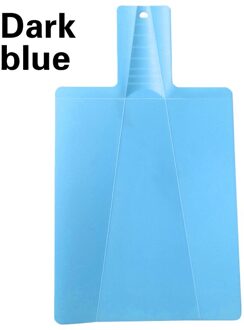 Opvouwbare Snijplank Multifunctionele Huishouden Snijplank Water Filtra Board Keuken Pp Groente Vlees Snijplank Snijden donker blauw