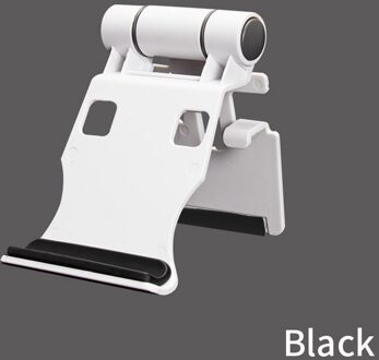 Opvouwbare Telefoon Houder Desktop Mobiele Stand Voor Tablet Mobiele Telefoon Universele Plastic Desk Stand Telefoon Smartphone Ondersteuning Beugel zwart