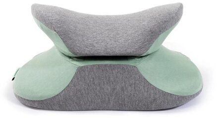 Opvouwbare Traagschuim Dutje Kussen Voor Bureau Hoofd Supporter Taille Bescherming Zitkussen Hoofdsteun Reizen Nekkussen Beddengoed groen