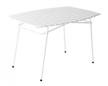 Opvouwbare Tuintafel Retro Wit/Wit Black