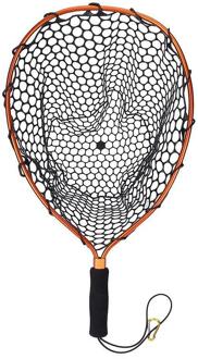 Opvouwbare Vliegvissen Brail Blue Soft Rubber Schepnet 59X30Cm Eva Handvat Fly Goedkope Visnetten visgerei gouden