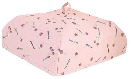 Opvouwbare Voedsel Covers Keep Warm Aluminiumfolie Voedsel Isolatie Gerechten Isolatie Nuttig Keuken Gadgets Accessoires roze bloem