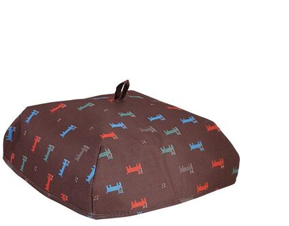 Opvouwbare Voedsel Covers Keep Warm Aluminiumfolie Voedsel Isolatie Gerechten Isolatie Nuttig Keuken Gadgets Accessoires zwart hond