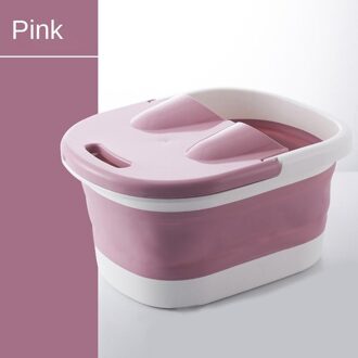 Opvouwbare Voet Bad Wastafel Voetbad Bad Voor Inweken Voor Eelt Remover & Voetverzorging Plastic Wastafel roze