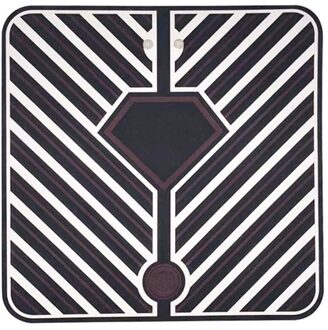 Opvouwbare Voet Massager Afstandsbediening Voet Massage Mat Kussen Intelligente Fysiotherapie Massage Instrument Bloedcirculatie Bruin