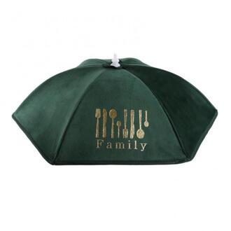 Opvouwbare Warmte Behoud Stofdicht Eettafel Voedsel Cover Tent Draagbare Duurzaam Thermische Opvouwbare Stofdicht Keuken Tool Atrovirens L