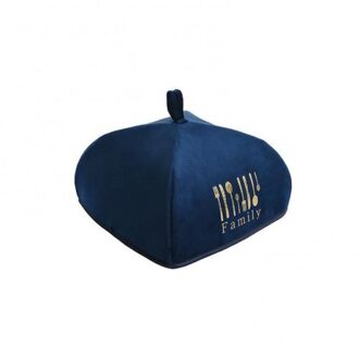 Opvouwbare Warmte Behoud Stofdicht Eettafel Voedsel Cover Tent Draagbare Duurzaam Thermische Opvouwbare Stofdicht Keuken Tool donker blauw S