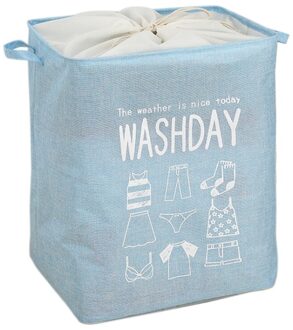 Opvouwbare Wasmanden Voor Kleding Thuis Textiel Broek Ondergoed En Sokken Voor Home Appartement University Dorm lucht blauw
