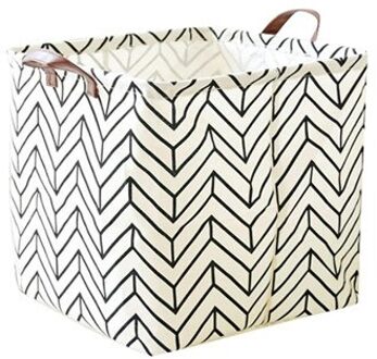 Opvouwbare Wasserij Emmers Kleding Organizer Wasserij Producten Opslag Organizer Wasserij Box Zak Wassen Wasmand wit 1