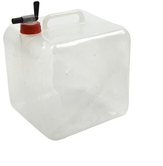 Opvouwbare water jerrycan / tank 10 liter - Jerrycan voor water Wit