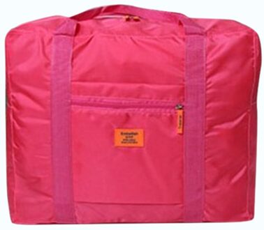 Opvouwbare Waterdichte Reizen Handtas Koffer Opbergtas Grote Capaciteit Schoudertassen BS88 Rood