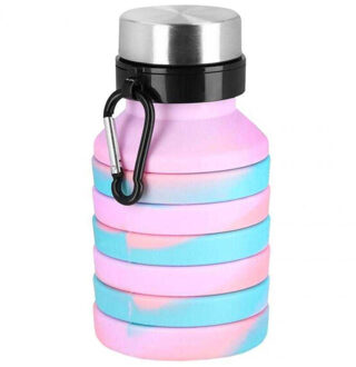 Opvouwbare waterfles van 550 ml Blauw - One size