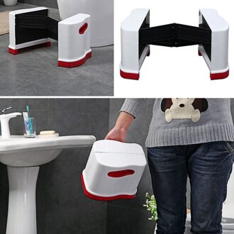 Opvouwbare Wc Kruk Poef Draagbare Kruk Plastic Voet Kruk Dikke Badkamer Kruk