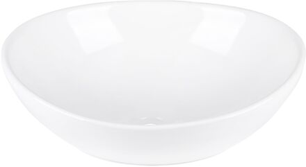 Opzet Waskom Paglia 41x33x15cm | Keramiek Wit | Ovaal
