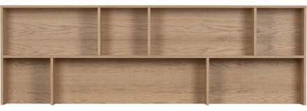 Opzetkast Gravure New Eiken Blanke lak - - Breedte: 200.00 cm