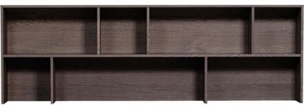 Opzetkast Gravure New Essen Espresso - - Breedte: 200.00 cm