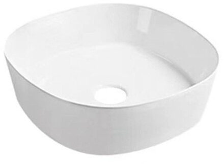 opzetwastafel 44x44x13,5 cm, wit