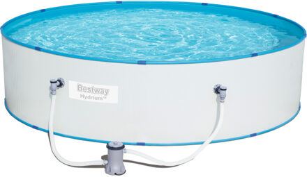 opzetzwembad Herm staal rond 330 cm wit