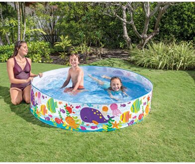 Opzetzwembad Vissenprint 183 Cm X 38 Cm