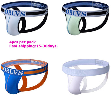 OR/H96 Jockstrap cotton men underwear thongs briefs cueca male panties g string and thongs sexy gay men underwear jockstrap mesh