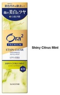 Ora2 Premium Stain Clear Toothpaste Shiny Citrus Mint - 100g