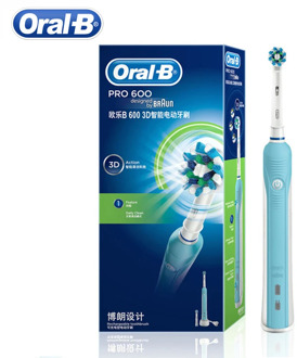 Oral B 3D Electric Toothbrush PRO600 Oral Hygiene Electric Rechargeable Tooth brush Heads Deep Clean 3D White Teeth Brush Head
