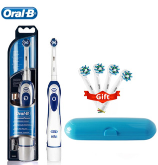 Oral B Electric Toothbrush With Travel Box Soft Brush Head Battery Powered Whiten Teeth 100% Waterproof