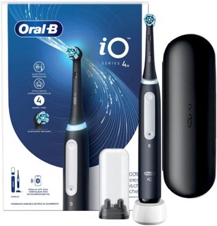 Oral-B iO Series 4 met Reis etui Tandenborstel Zwart