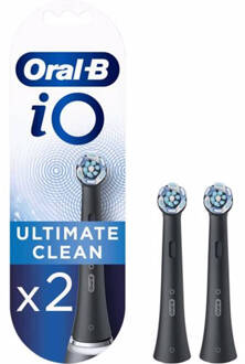 Oral-B iO Ultimate Clean 2-stuks Mondverzorging accessoire Zwart