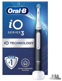 Oral-B IO3S MATT BLACK 1CT Tandenborstel Zwart